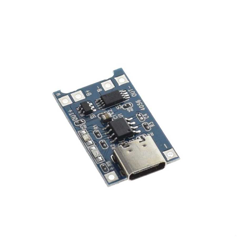 TP4056 Type-C 1S 3.7V LiPo, Li-ion Pil Şarj Devresi-TP4056 LiPo Charger Module