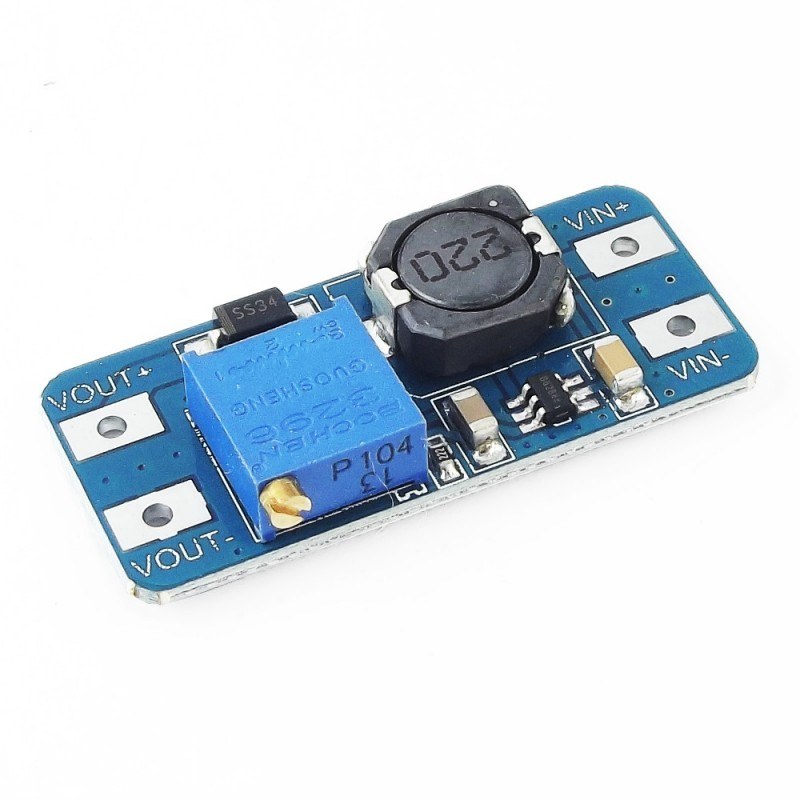 Ayarlanabilir Voltaj Yükseltici Kart – MT3608–MT3608 Step-Up Boost Converter