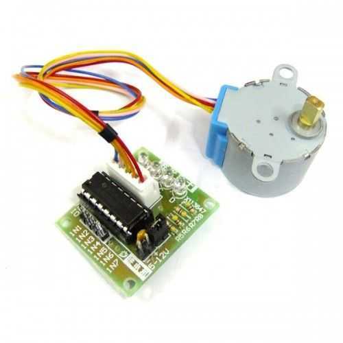 28 BYJ-48 Redüktörlü Step Motor ve ULN2003A Step Motor Sürücü Kartı–28BYJ-48 Stepper + ULN2003